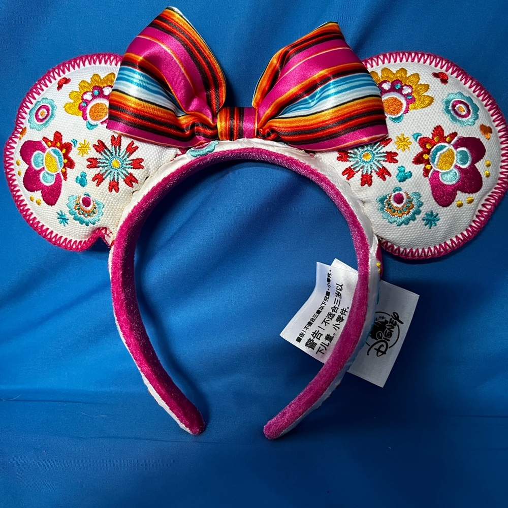 Disney Colorful Floral Mouse Ears Headband SAME DAY SHIPPING